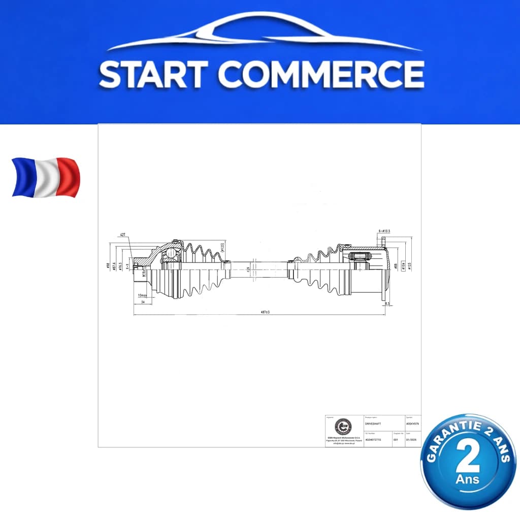 SKV Arbre de transmission