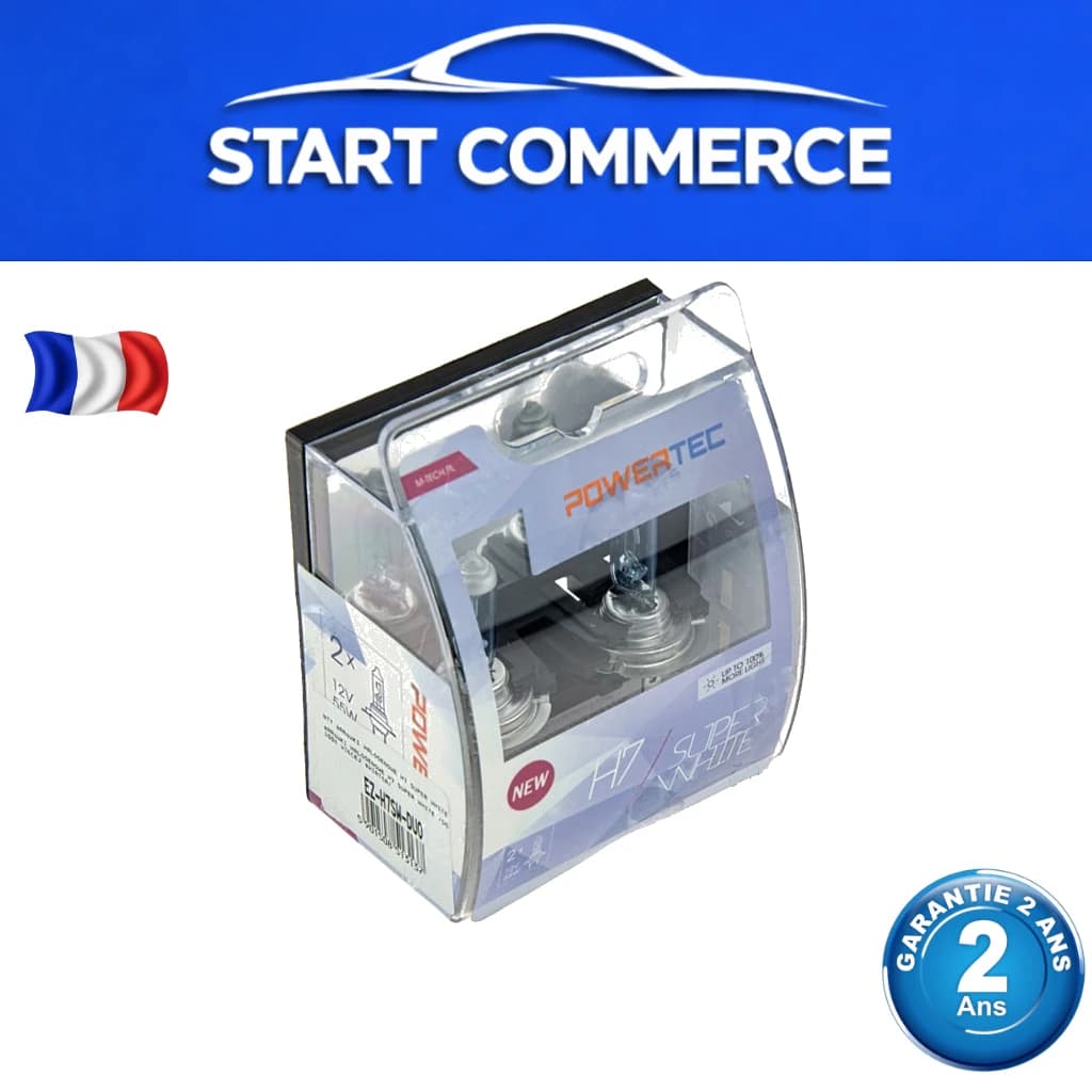 NTY Ampoule halogène H7 Super White (lot de 2)