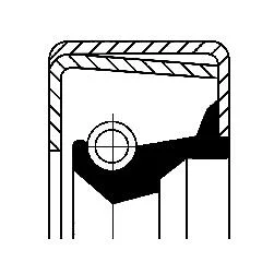 CORTECO joint d'arbre radial - simmerring