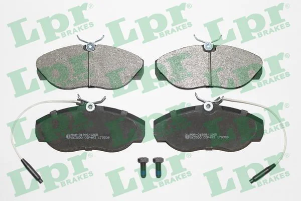 LPR jeu de plaquettes de frein pour jumper/boxer/ducato