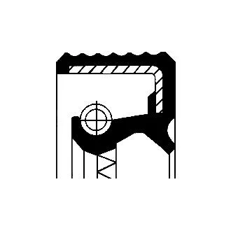 Corteco Joint d'arbre radial - Simmerring