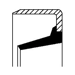 CORTECO joint d'arbre radial - simmerring