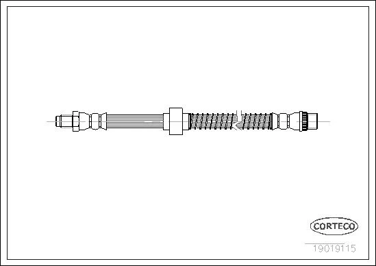 CORTECO flexible de frein psa