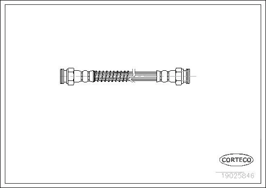 CORTECO flexible de frein peugeot + lt