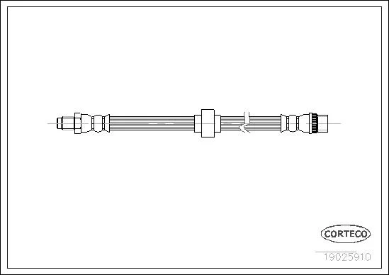 CORTECO flexible de frein renault espace