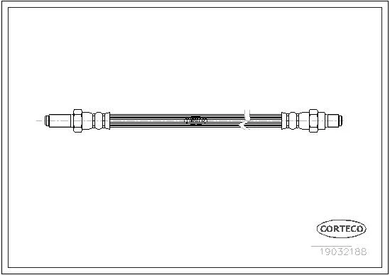 CORTECO flexible de frein rover