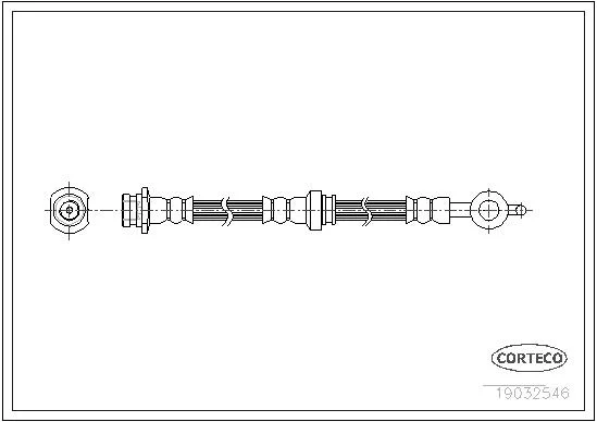 CORTECO flexible de frein opel-vauxhall