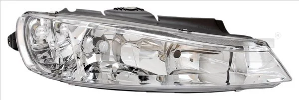TYC phare avant gauche peugeot 406 (1999-2005) h7/h7, électrique sans moteur, verre limpide