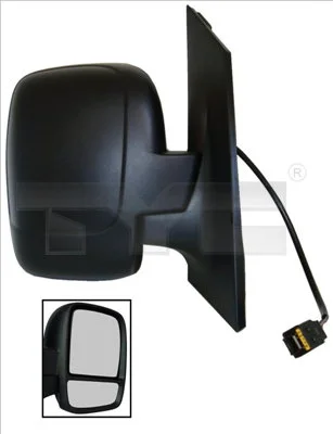 TYC rétroviseur droit électrique avec capteur de température - fiat scudo ii (2007-2016)