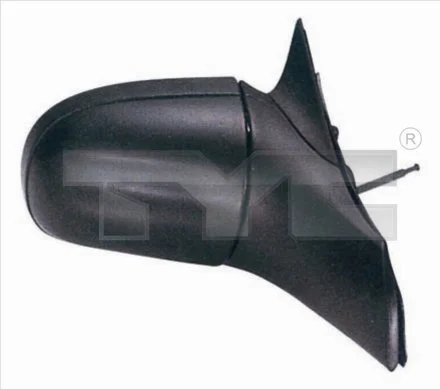 TYC Rétroviseur gauche à levier, glace plate - Opel Corsa B (1993-2000)