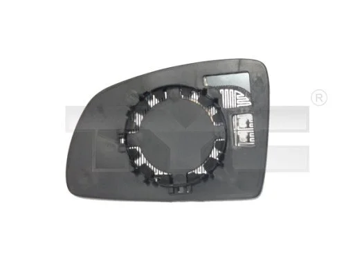 TYC glace de rétroviseur gauche asphérique - opel meriva a (2003-2010)
