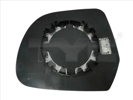 TYC glace de rétroviseur gauche convexe - nissan micra iv (depuis 2009)