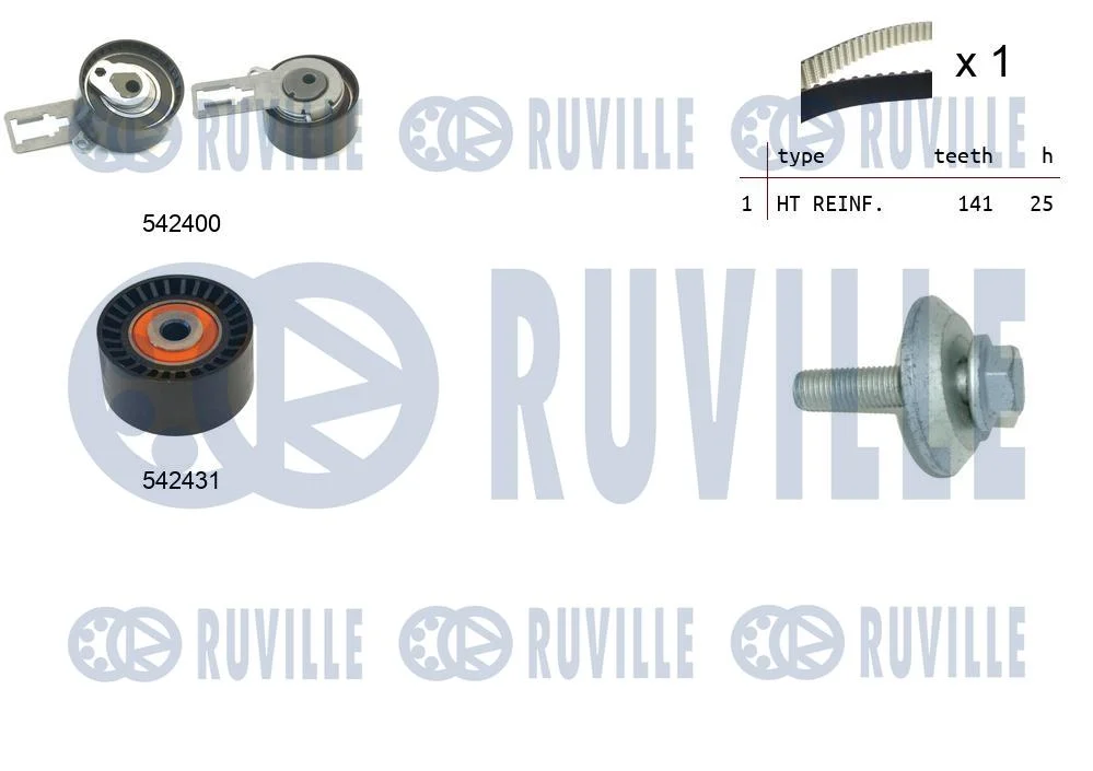 RUVILLE KIT DISTRI COMP POUR 1.6 HDI/TDCI 2010 -