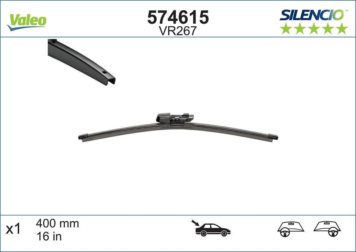 VALEO silencio vr267 x1 - fabia 3, superb 2