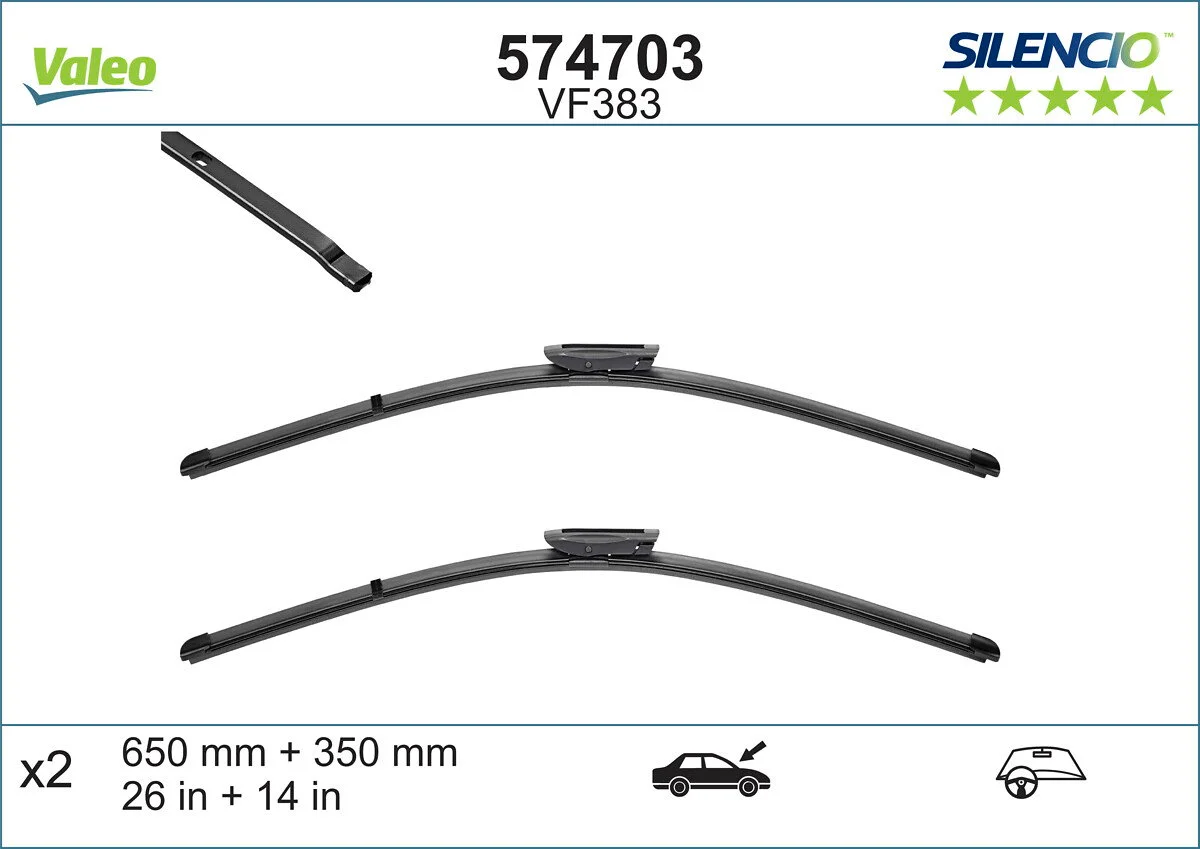 VALEO silencio vf383 x2 - clio 4, captur 1