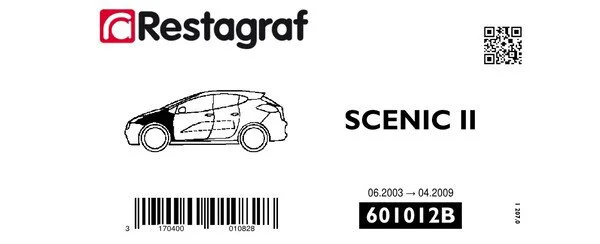 RESTAGRAF kit aile avant scenic ii phase 1-2