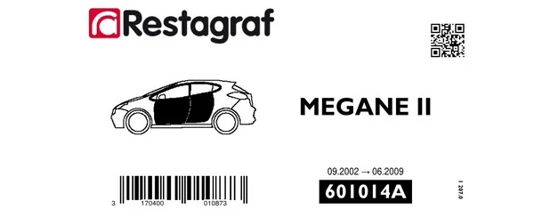 RESTAGRAF kit porte megane ii phase 1-2