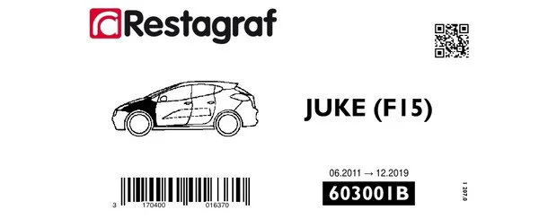 RESTAGRAF kit aile avant juke f15e