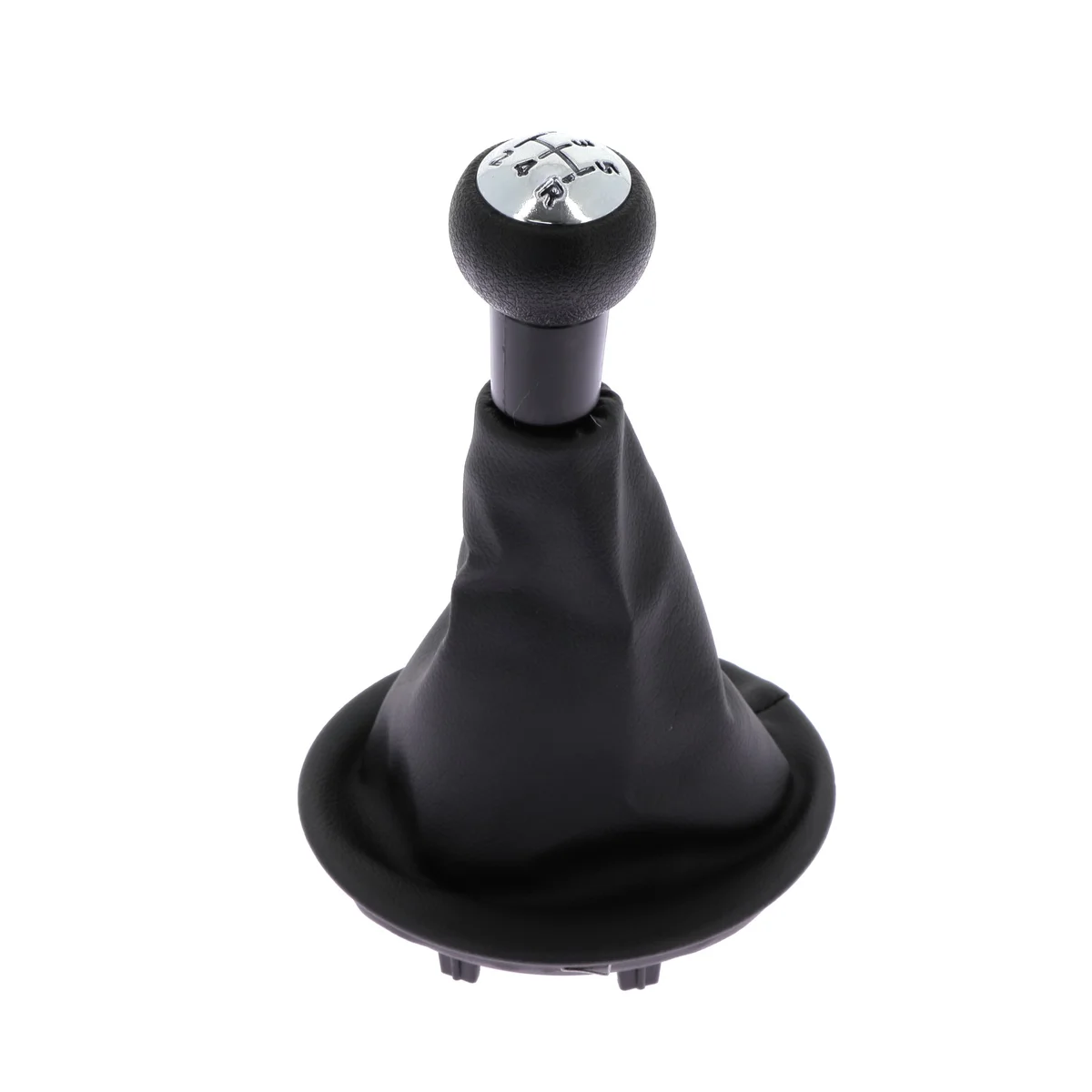 STORM Pommeau de levier de vitesse 5 rapports chromé + soufflet pour BERLINGO III/C3 I/II rond