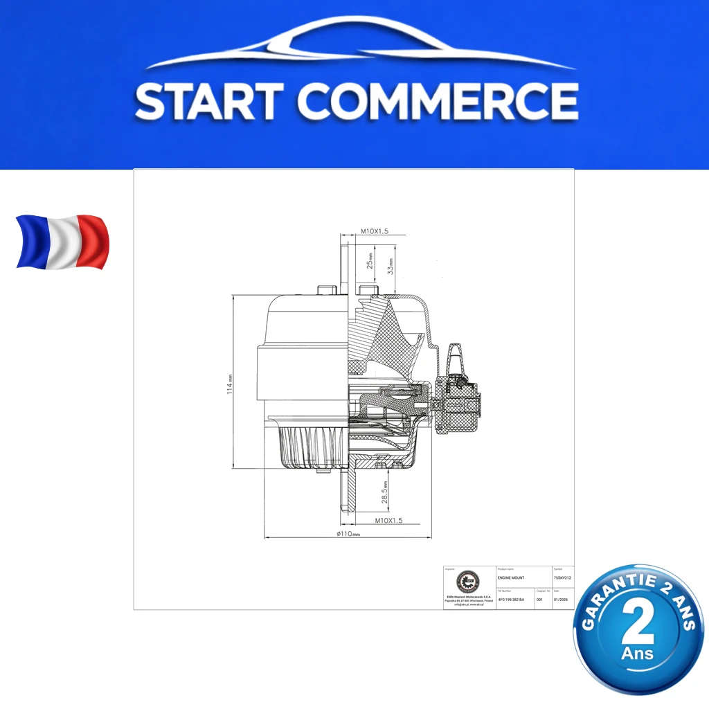 SKV Support moteur