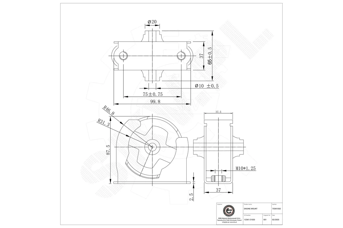 SKV Support moteur
