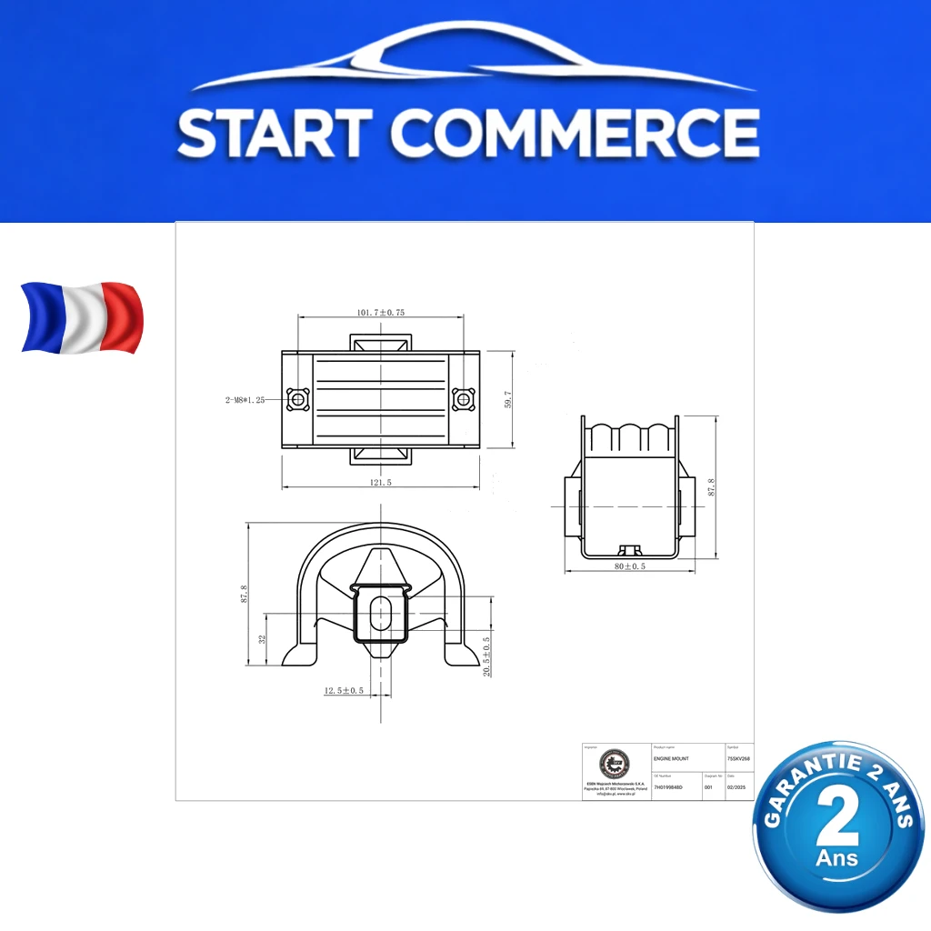 SKV Support moteur