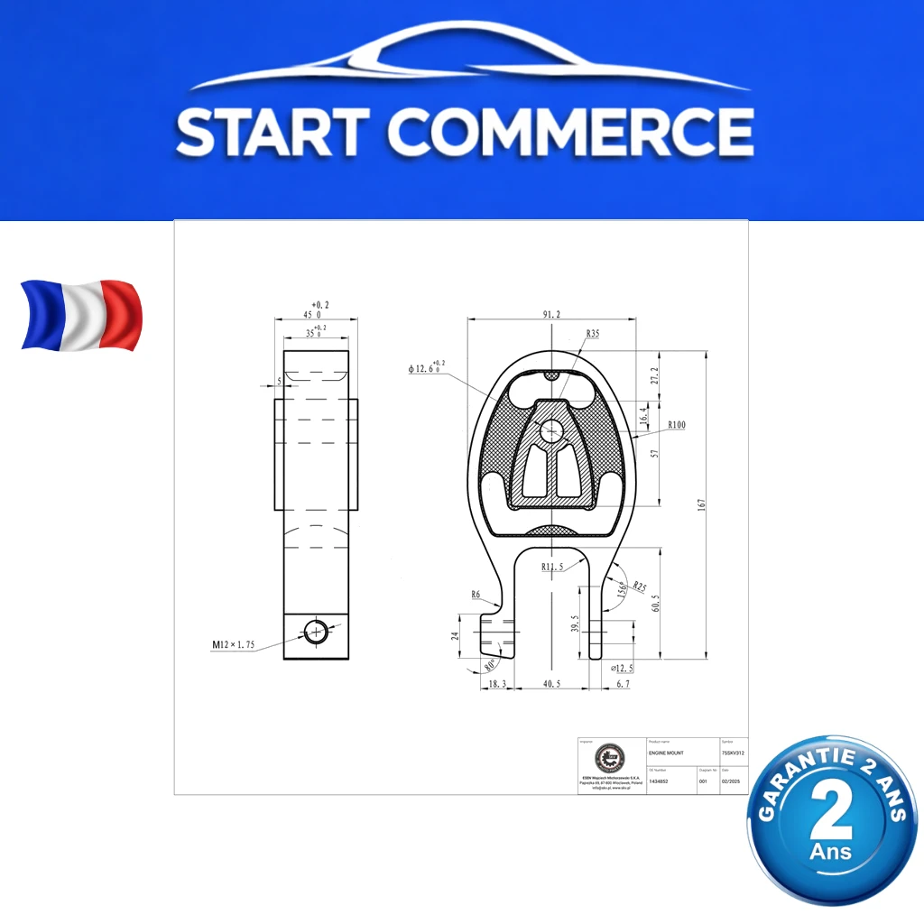 SKV Support moteur