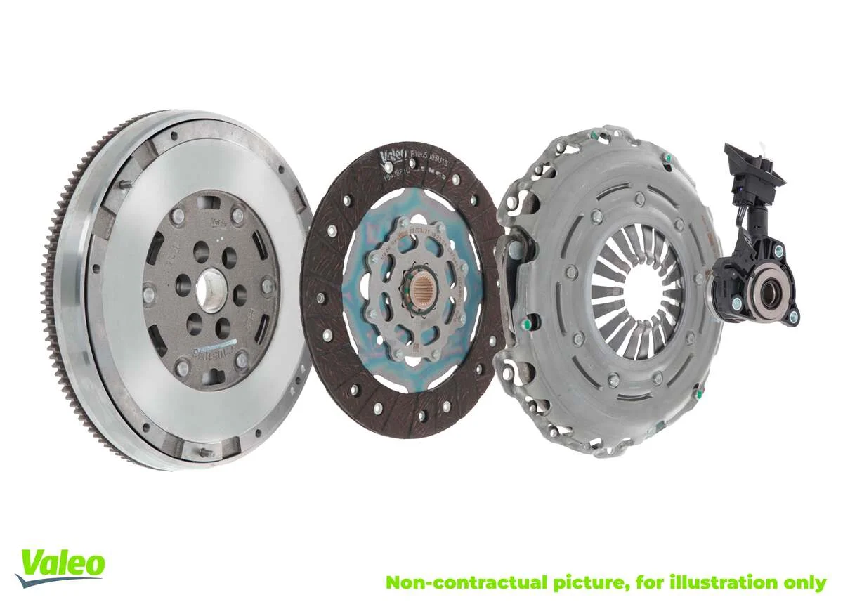 VALEO kit d'embrayage complet avec volant moteur bimasse pour audi a3 2.0 tdi