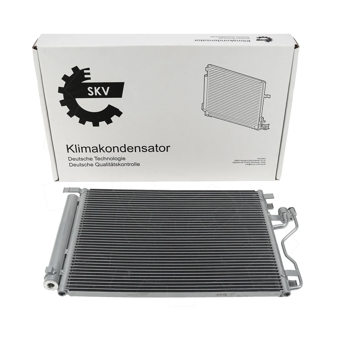 SKV Condenseur de climatisation HYUNDAI ix35 / KIA Sportage III IV