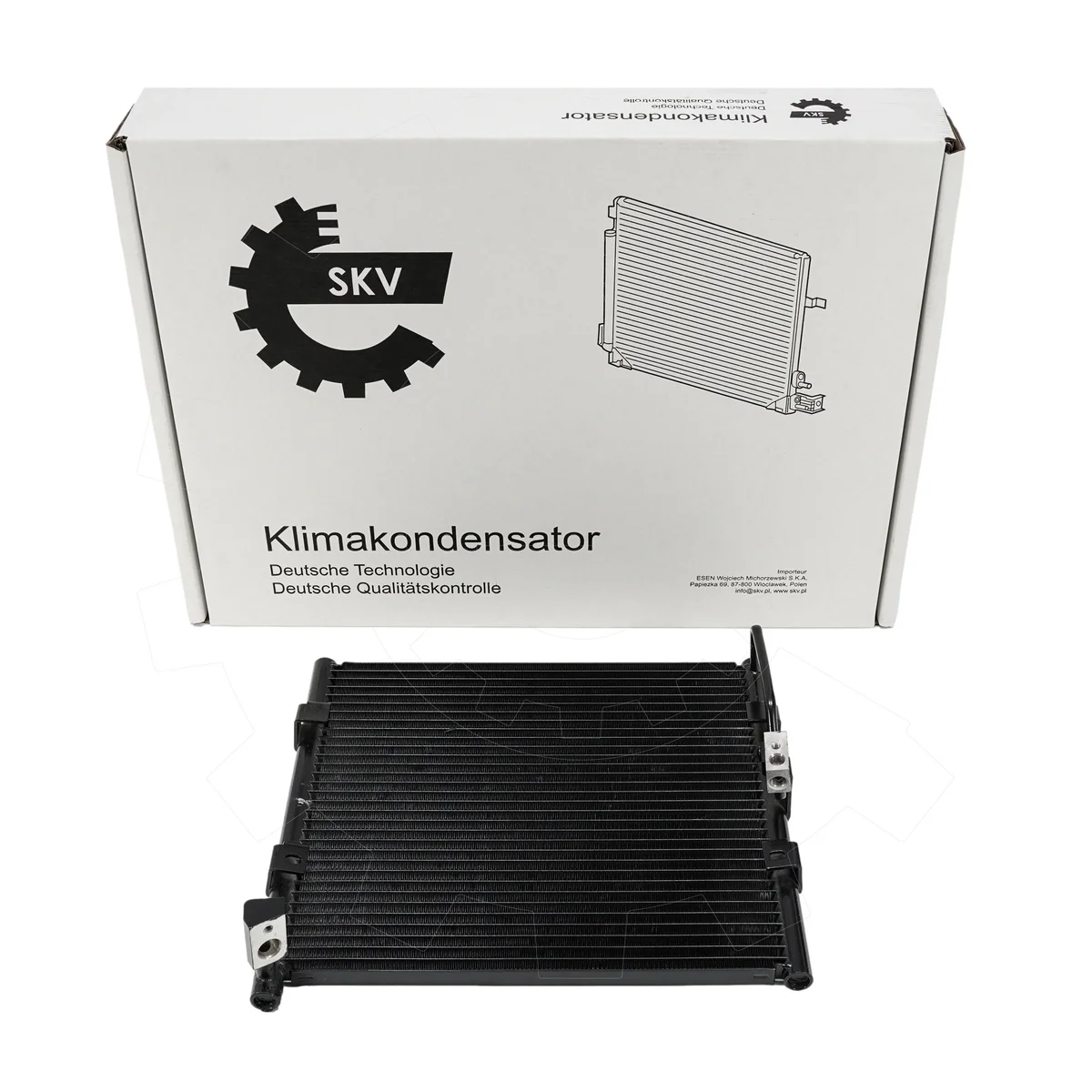 SKV Condenseur de climatisation HONDA Civic V VI / CRX III
