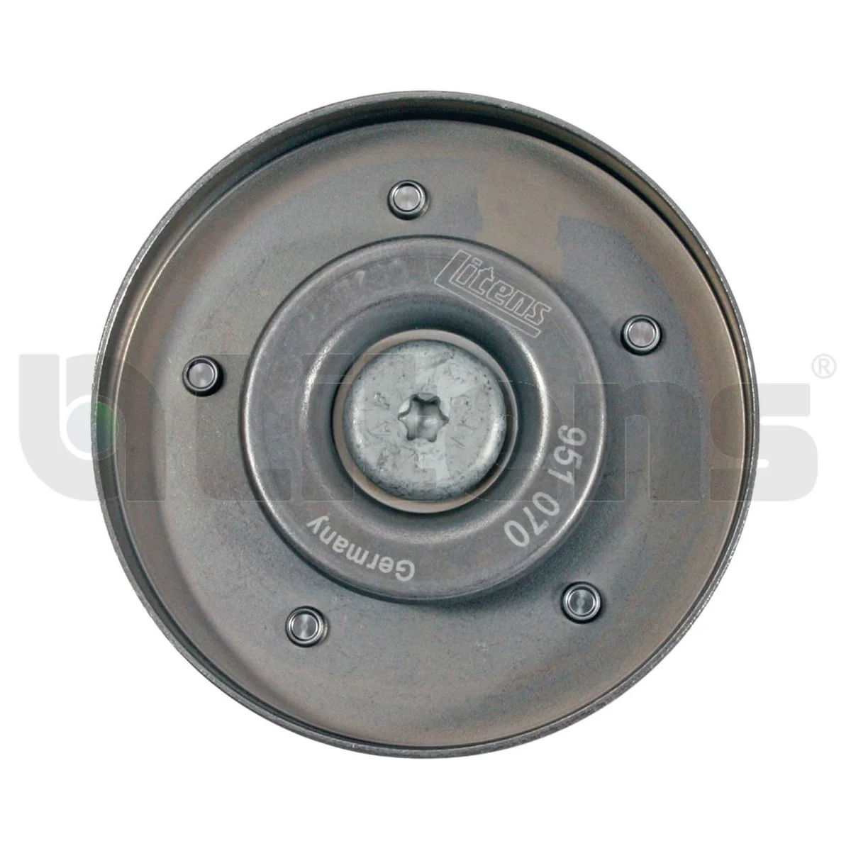 LITENS galet enrouleur/tendeur, courroie poly-v, ø 90 mm, largeur 25 mm