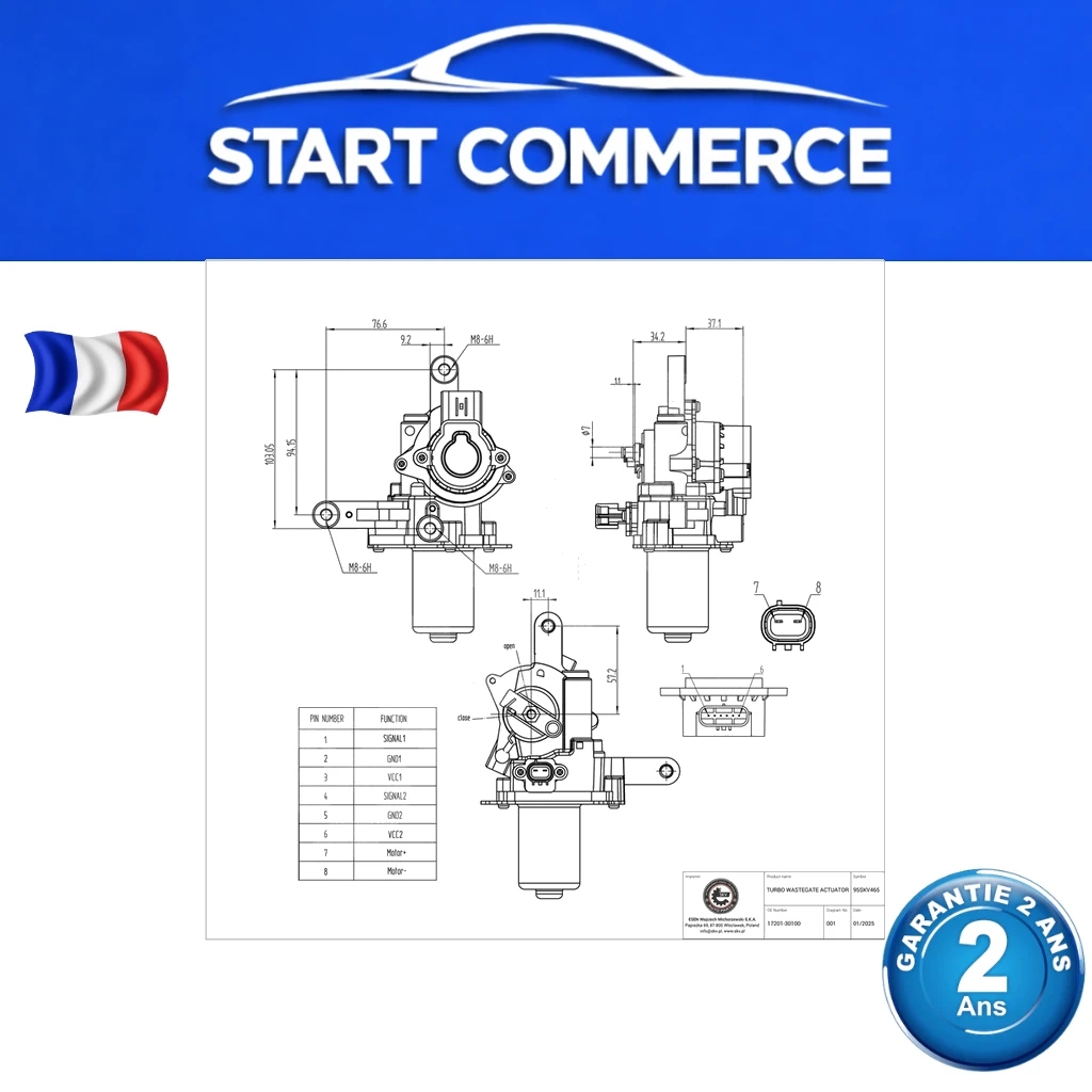 SKV Actuateur de wastegate turbo