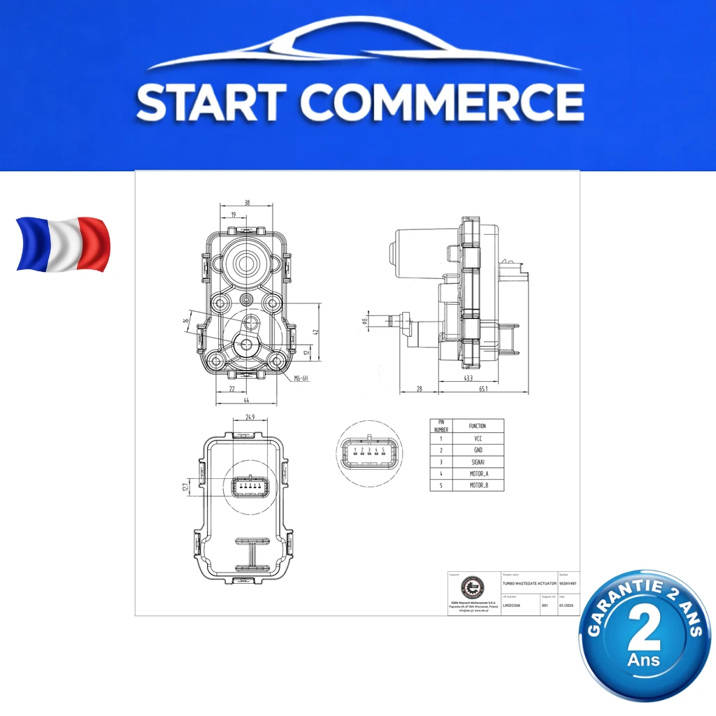 SKV Actuateur de wastegate turbo