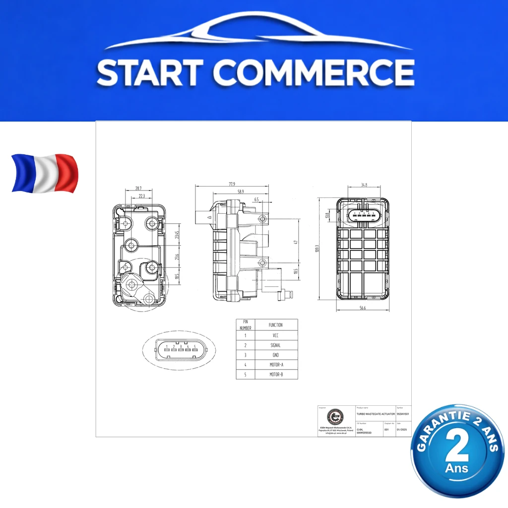 SKV Actuateur de wastegate turbo