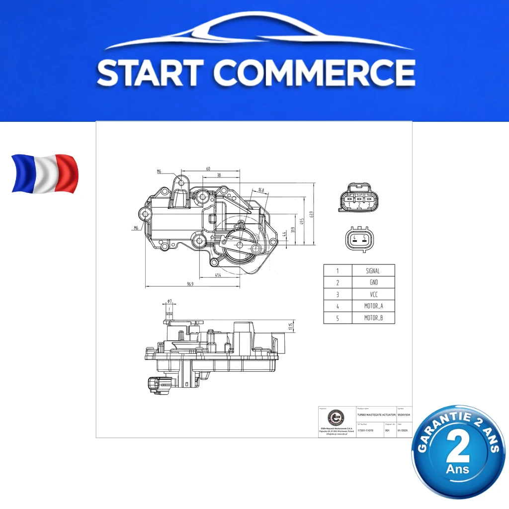 SKV Actuateur de wastegate turbo