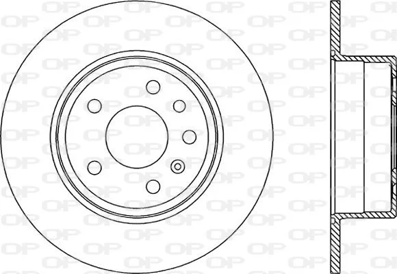 Open Parts Jeu de disques de frein