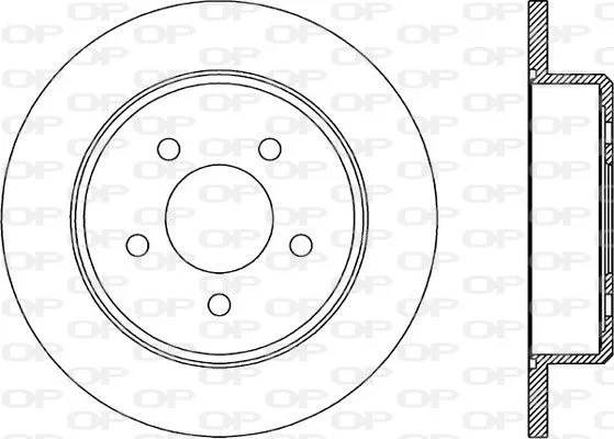 Open Parts Jeu de disques de frein