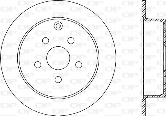 Open Parts Jeu de disques de frein