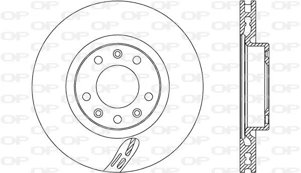 Open Parts Jeu de disques de frein