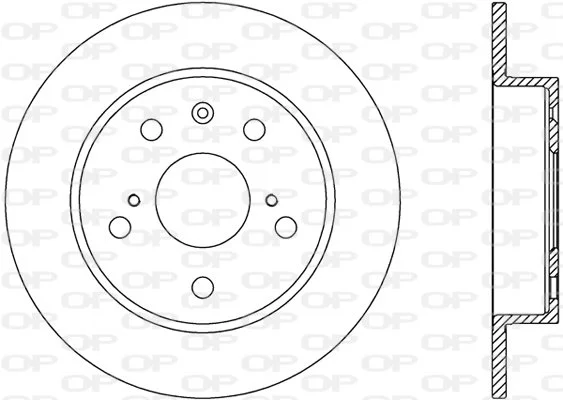 Open Parts Jeu de disques de frein