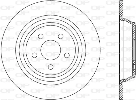 Open Parts Jeu de disques de frein