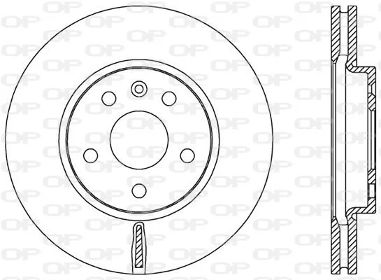 Open Parts Jeu de disques de frein peints