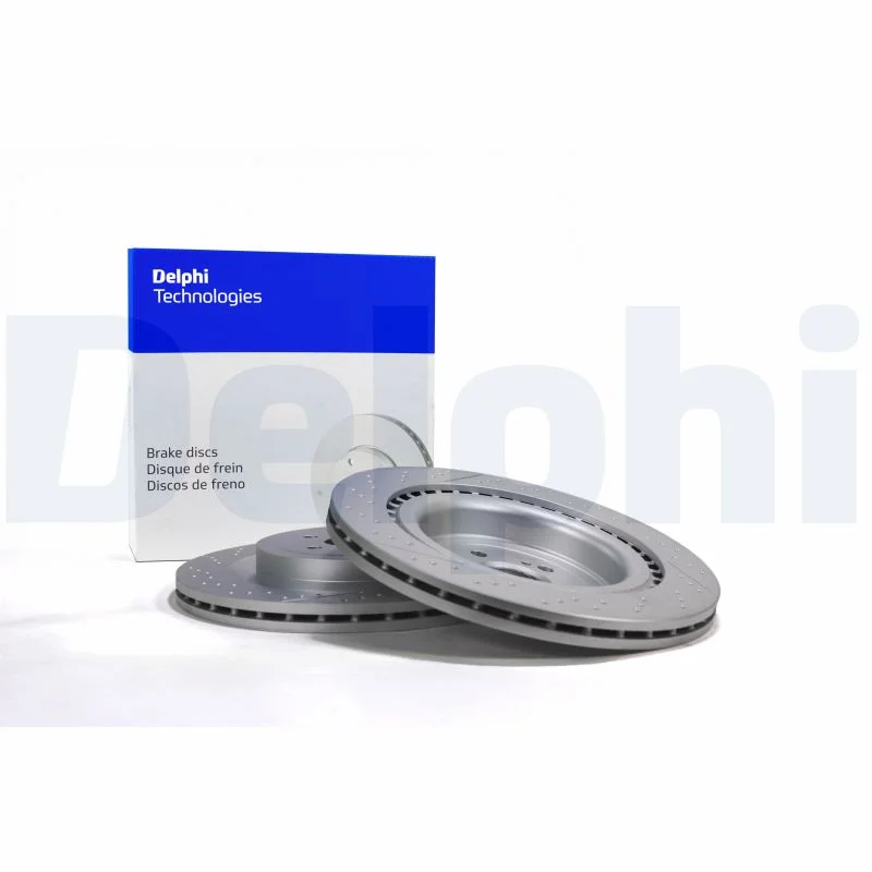 DELPHI disque de frein peint unitaire