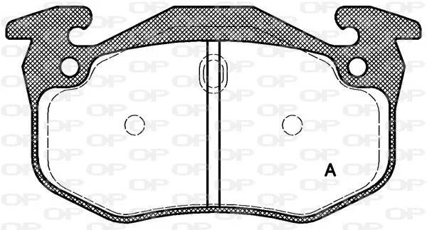 Open Parts Plaquette de frein