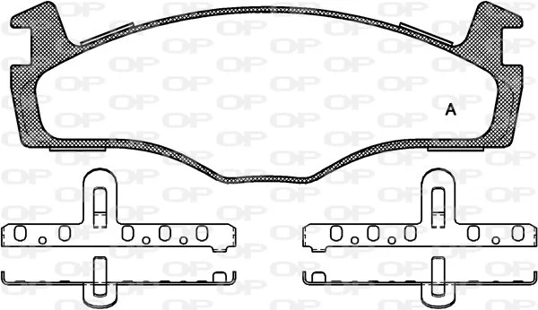 Open Parts Plaquette de frein
