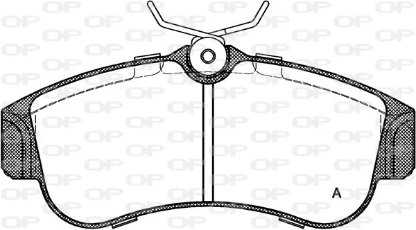 Open Parts Plaquette de frein