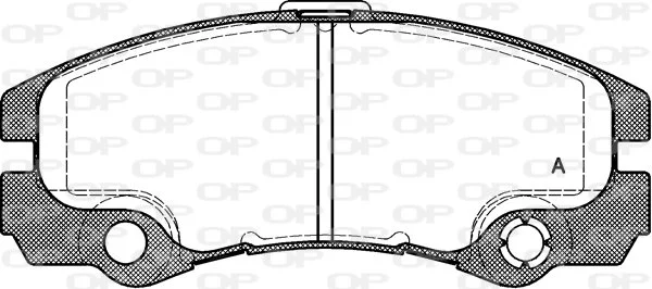Open Parts Plaquettes de frein - système Sumitomo