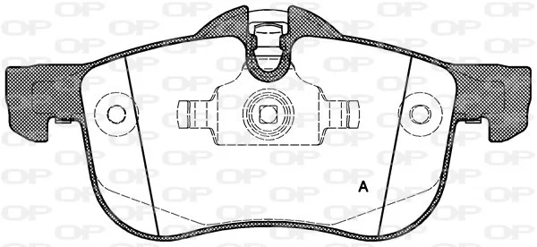 Open Parts Plaquette de frein