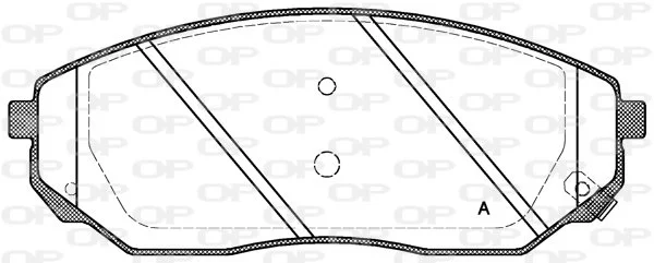 Open Parts Plaquette de frein