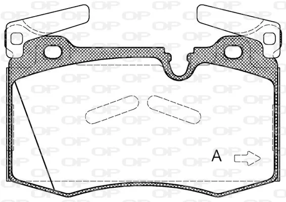 Open Parts Plaquettes de frein